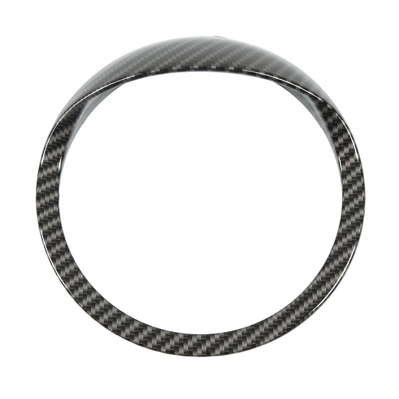 Motorcycle Speedometer Intrument Gauge Bezel Cover Trim Carbon Fiber Style