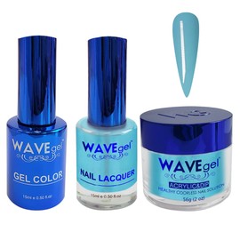 WAVEGEL Soak-Off Gel, Nail Lacquer & Acrylic/Dip Powder Matching Set - Royal Collection - #089 Enchanted