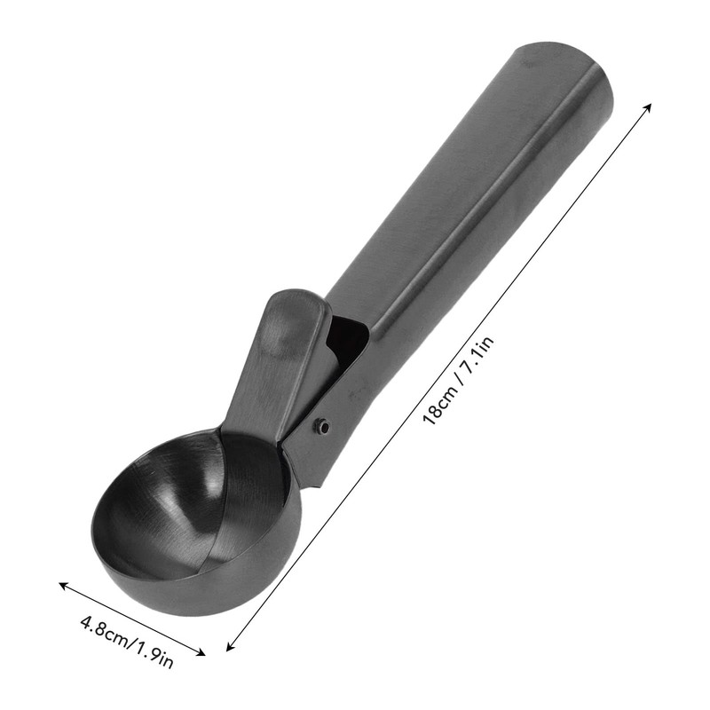 Baxnore Stainless Steel Ice Cream Scoop, Non-Stick Ice Cream Scoop