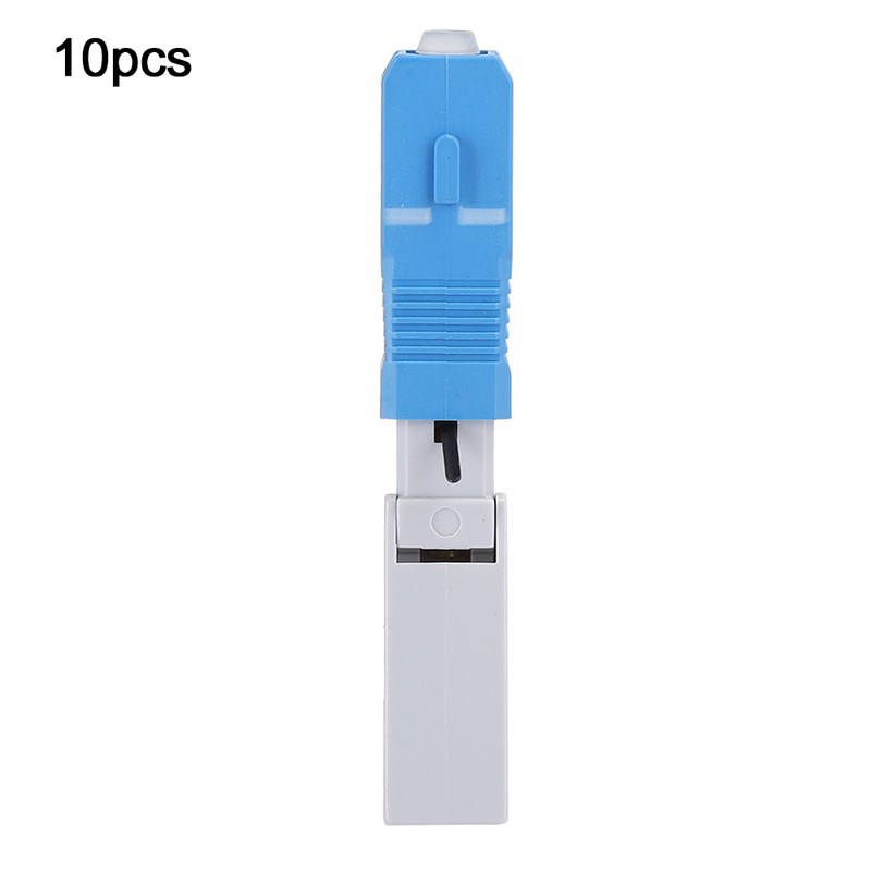 10Pcs Fiber Optic Quick Connector UPC FTTH SC/APC Embedded Fast