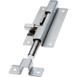 Amig - Stainless Steel Door Bolt | Bolt Mod. 800 | Door Lock in Chum | Gate Lock Bolt Door Slider | Dimensions: 35 x 50 | Compact Screw-On Locking Bolt | Suitable for Doors and Windows