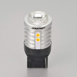 IPF 501WB Turn Signal Bulb, LED, Amber, 550 Lumens, T20, Compatible with Turn Signal Positions, Compatible with Different Pinch Parts, Pack of 2