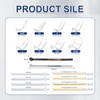 Pack of 24 Ring Reducers Invisible Ring Size Adjuster Rings