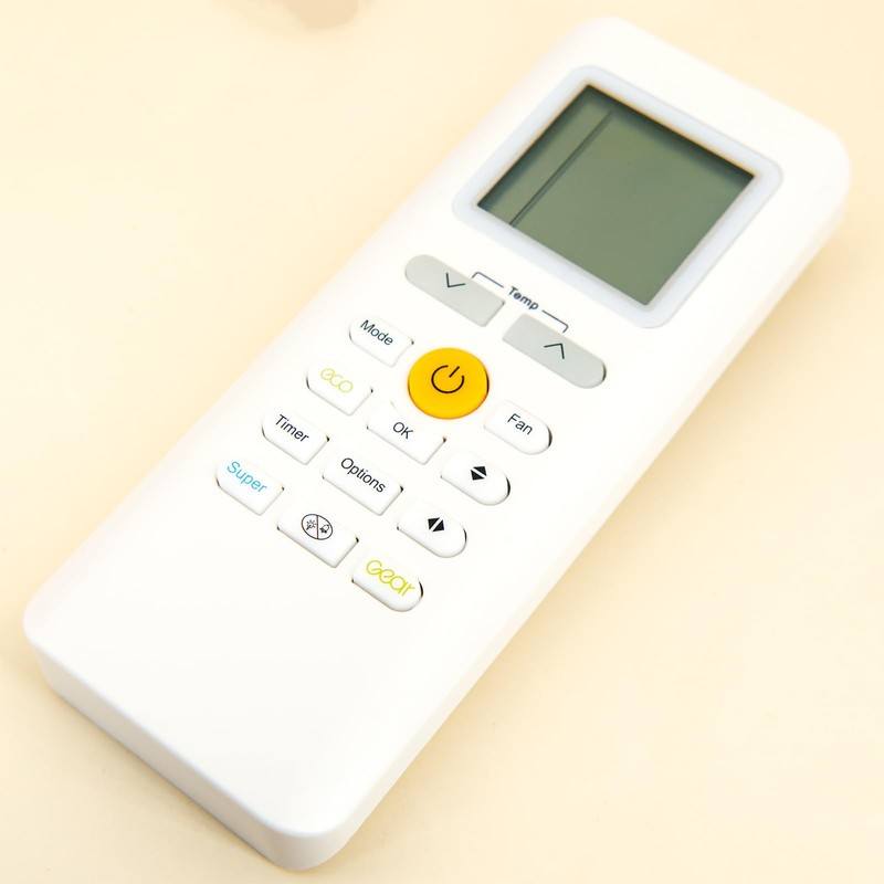 Replacement Air Conditioner Remote Control for Midea RG70E/BGEF,with Wall Mounting