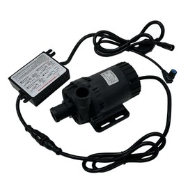 SHYSKY Powerful 24V 120W Micro Brushless DC Water Submersible Pump DC60B-24120A-1, 12m 39ft 1003GPH, Speed/Flow Adjustable, DRY RUN Protection, For Cooling Circulation Pressure Sys