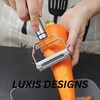 LUXIS DESIGNS Professional Stainless Steel Triangular Peeler - Lancashire Peeler