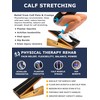 BAM Slant Boards for Exercise – Adjustable Wooden Calf Stretcher