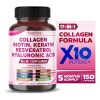 Colágeno Peakpury 4 Tipos + Resveratrol Cúrcuma 150 Cápsulas sin
