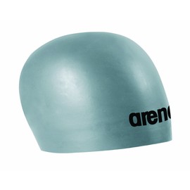 arena 3D Race Swim Cap, USA Silver/Black, Large