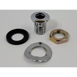 Yamaha Drum Air Vent Grommet Chrome with Gasket - Original Factory Air Vent