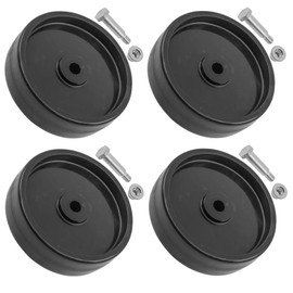 Technology Parts Store 4PK Mower DeckWheel Kit 41434 Compatible with Troy-Bilt Lawn Mowers Bronco, Super Bronco, Super Bronco XP, Pony, Tuffy 42" and 46" Decks