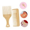 OATIPHO 3pcs Wooden Hair Combs - Wide Tooth Comb and
