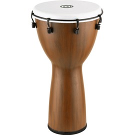 Meinl Percussion Djembe Hand Drum Circle Instrument with Synthetic Shell and Head, Alpine Series — NOT Made in China — Easy Tuning, 2-Year Warranty (ADJ12-BW)