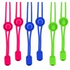 Elastic Flat or Quick-Release Shoe Laces Alternative to Traditional Shoe
