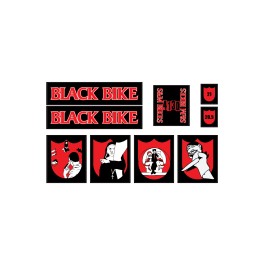 S&M Bikes Black Bike bmx decal set