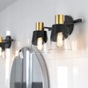 URSOLA Bathroom Lighting Fixtures Over Mirror, 2 Lights Bathroom Vanity