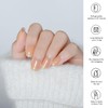 Semi Cured Gel Nail Stickers Long Lasting Nail Polish Wraps