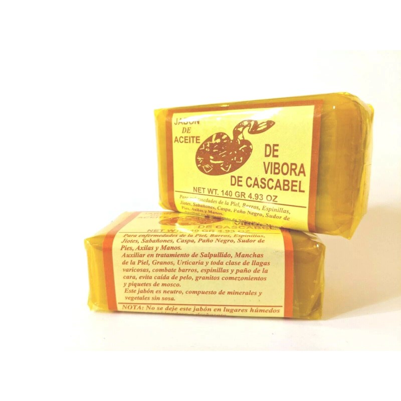 Mi Pais 2 Rattlesnake Soaps-2Jabon De Aceite De Vibora De