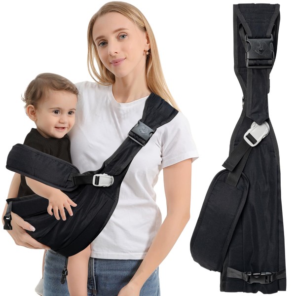 GoaePode Baby Carrier Sling with Side Support Straps, Hands Free