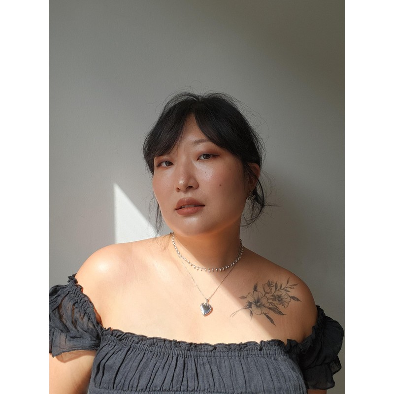 Antique Silver Heart Locket Necklace