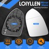 LOIYLLEN Driver Side Mirror Replacement for Volkswagen VW Golf 8