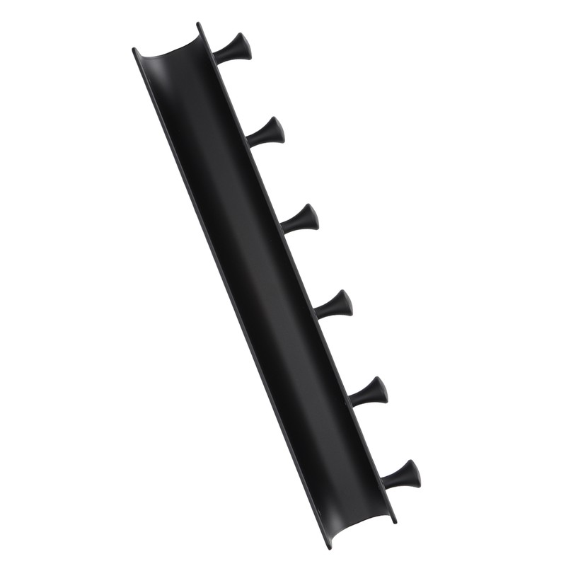 Wall Mounted Hook Space Aluminum Wall Clothes Pegs with 6