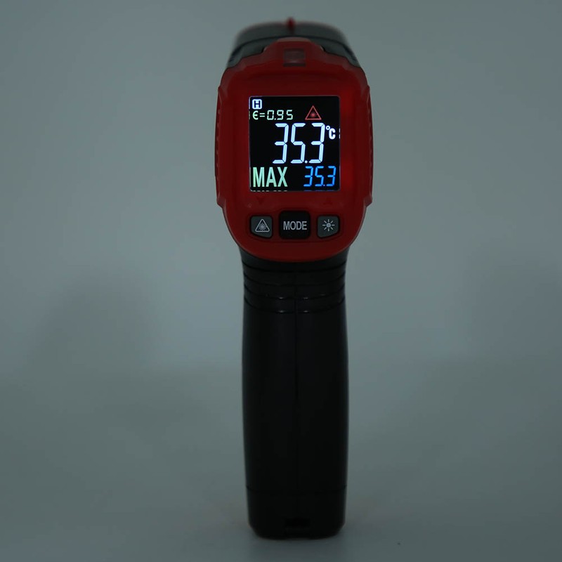 HT650B Industrial Digital Infrared Thermometer NonContact IR Temperature Tester 30℃~+550℃/22℉~+1022℉