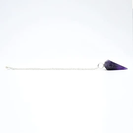 DOJA Barcelona DOJA Barcelona | Pendel Anh?nger Amethyst | Chakra Steine Edelstein Kette mit 7 Kristalle Heilsteine+Amethyst Stein | Heilsteine, Kristall Kette mit Steinanh?nger, Bergkristall Halskette