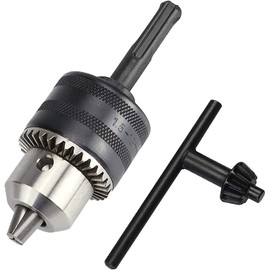WANGR Drill Chuck Adapter-Capacity Drill Chuck1.5-13mm HSS Quick Change Impact Driver Bits with SDS Plus Shank for Hammer Converter Conversion Tool,1/2-20 UNF Mount