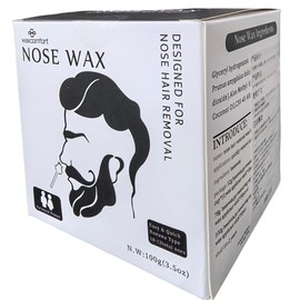 EWCEFIC Nose Wax Kit, 100 g Wax, 30 Applicators, 15-20 Uses. Nose & Ear Hair Removal for Men and Women- Safe, Easy, Quick & Painless Hair Removerp