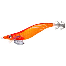 DUEL YO-ZURI Egi Squid Fishing Lure Aori-Q [Egging Fishing Tackle Fishing Tools Fishing Gear Egi Bait Wood Rigging Bigfin Reef Squid] Size 3.0 Super Blue Glow Orange Boil A1031N-SBOI