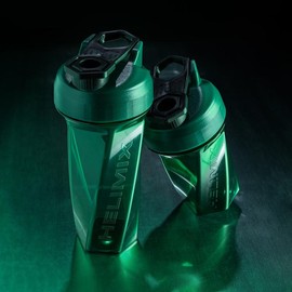 Helimix Monochrome Series Shaker Bottles - No Whisks No Screens No Clumps - Mix your Preworkout and Protein with the most efficient and simple shaker cup on the market - Helimix:_Inferno_20oz