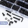 515 Pcs M5 Bolts and Nuts Set, Nuts and Bolts