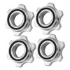 Gatuida 4Pcs Slip Barbell Collar Nuts for Dumbbell Weight Lifting