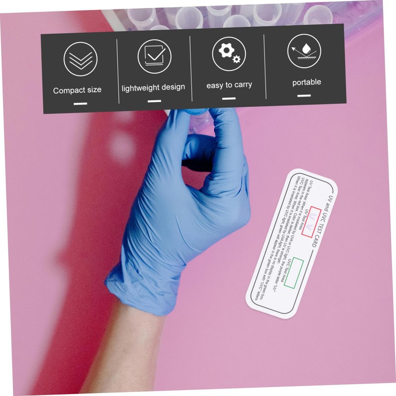 CHILDWEET Uv Light Detection Tool 20pcs Uvc Test Strips Uvc