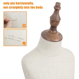 Child Mannequin for Clothes Display, Adjustable Kids Toddler for Apparel Scarf Window Shop Display, 2-3 Years Old, Brown