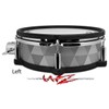 Skin Wrap Compatible with Roland PD-128 Drum Triangle Mosaic Gray