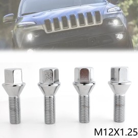 4 PCS Car M12X1.25 Wheel Studs Lug Bolts Truck Parts For Jeep Renegade Cherokee
