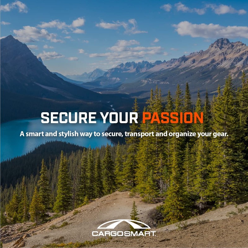 CargoSmart Adjustable Cargo Net — Connects to X-Track and E-Track