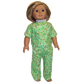 Doll Clothes Superstore Pajamas and Bathrobe Fits 18 Inch Girl Dolls Like Our Generation American Girl