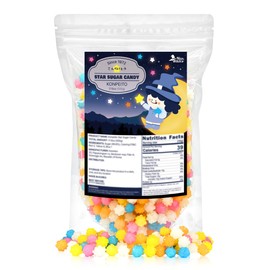 NICE WITCH'S Konpeito Sugar Candy - Big Size 500g(17.63 Ounce) Sweet And Colorful/Handmade Star Candy/별사탕