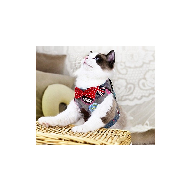 Plus Nao Cat Harness Lead Set, Leash, Chestplate, Vest, For
