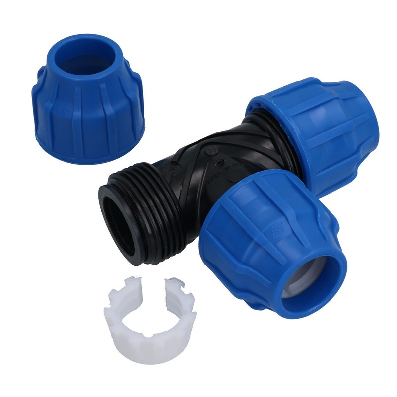 25 x 25 x 25mm MDPE Tee T-Piece Water Pipe