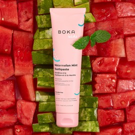 Boka Fluoride Free Toothpaste Nano Hydroxyapatite Toothpaste - Ela Mint, Orange Cream, Watermelon Mint Flavor, 4 oz 3Pk US Manufactured