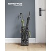 SONGMICS Umbrella Stand, Umbrella Holder for Entryway, Steel Square Umbrella