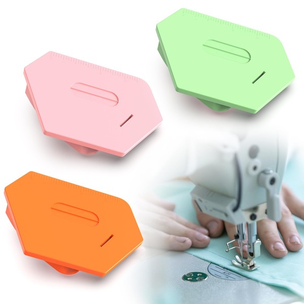 3Pcs Magnetic Seam Guide for Sewing Machine, Efficient Multifunctional Polygonal