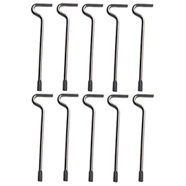 Emergency Keys for Interior Door Locksets, Key Pin for Schlage Interior Privacy Door Lock Compatible for Bedroom, Bathroom, 2 Pack (Flat Type 10)