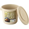 Squirrel Miso Container, Beige, 2.5 gal (6.5 L) Miso Container,