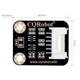 CQRobot VL53L1X Sensor de larga distancia de tiempo de vuelo (ToF), compatible con Raspberry Pi/Arduino/STM32, interfaz I2C. Para robot móvil, UAV, modo de detección, cámara, Smart Home.
