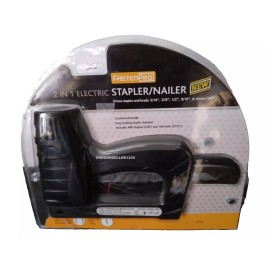 FASTEN PRO 2-IN-1 ELECTRIC STAPLER / BRAD NAILER 400 staples (3/8 in.) and 100 nails (9/16